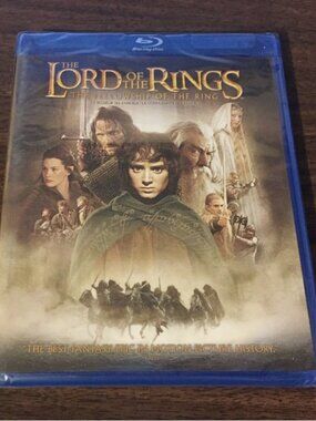 NEW Lord of th Rings The Fellowship of the Ring Blu ray Elijah Wood Ian McKellen